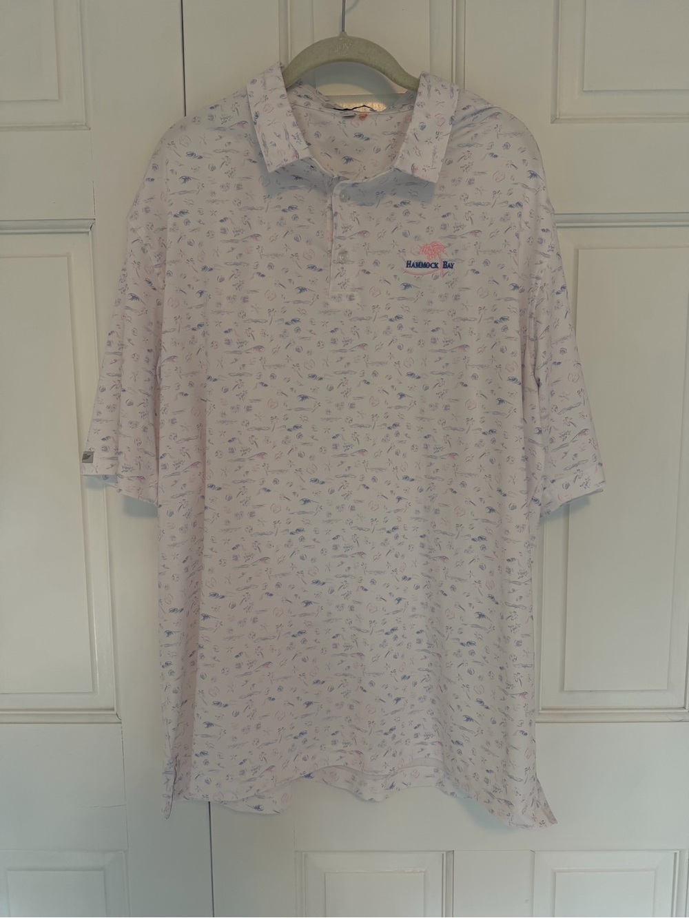 Straight Down Hammock Bay Performance Golf Polo Shirt Men's XXL Coastal - Picture 2 of 9